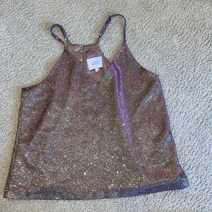 J.O.A. Sparkly Tank Top
